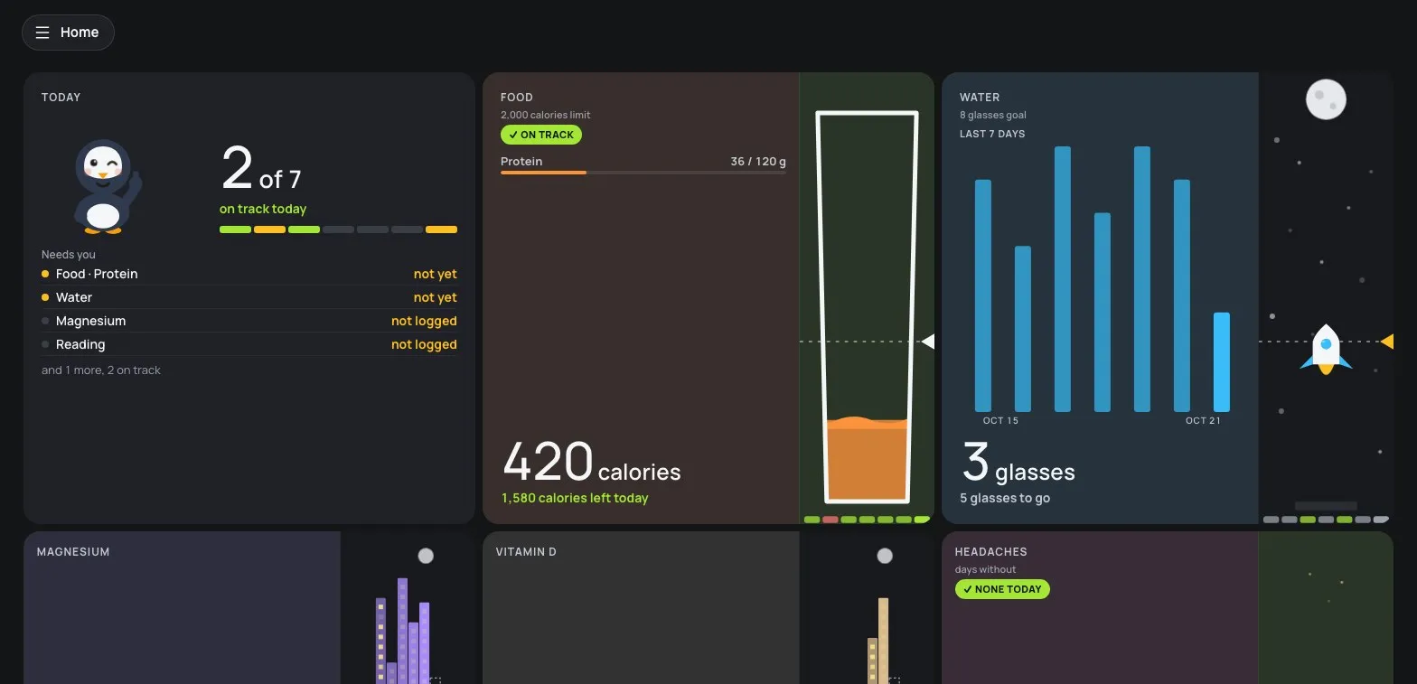 Screenshot — home-wall
