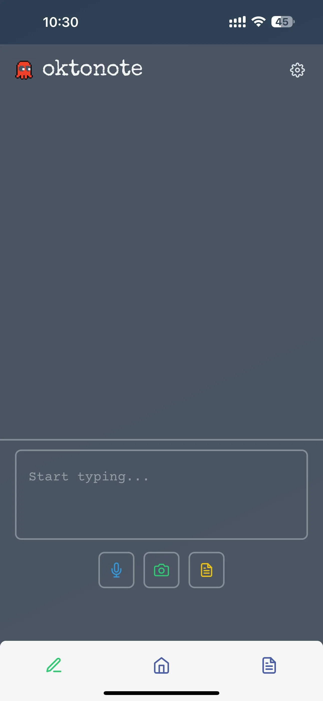 OktoNote preview