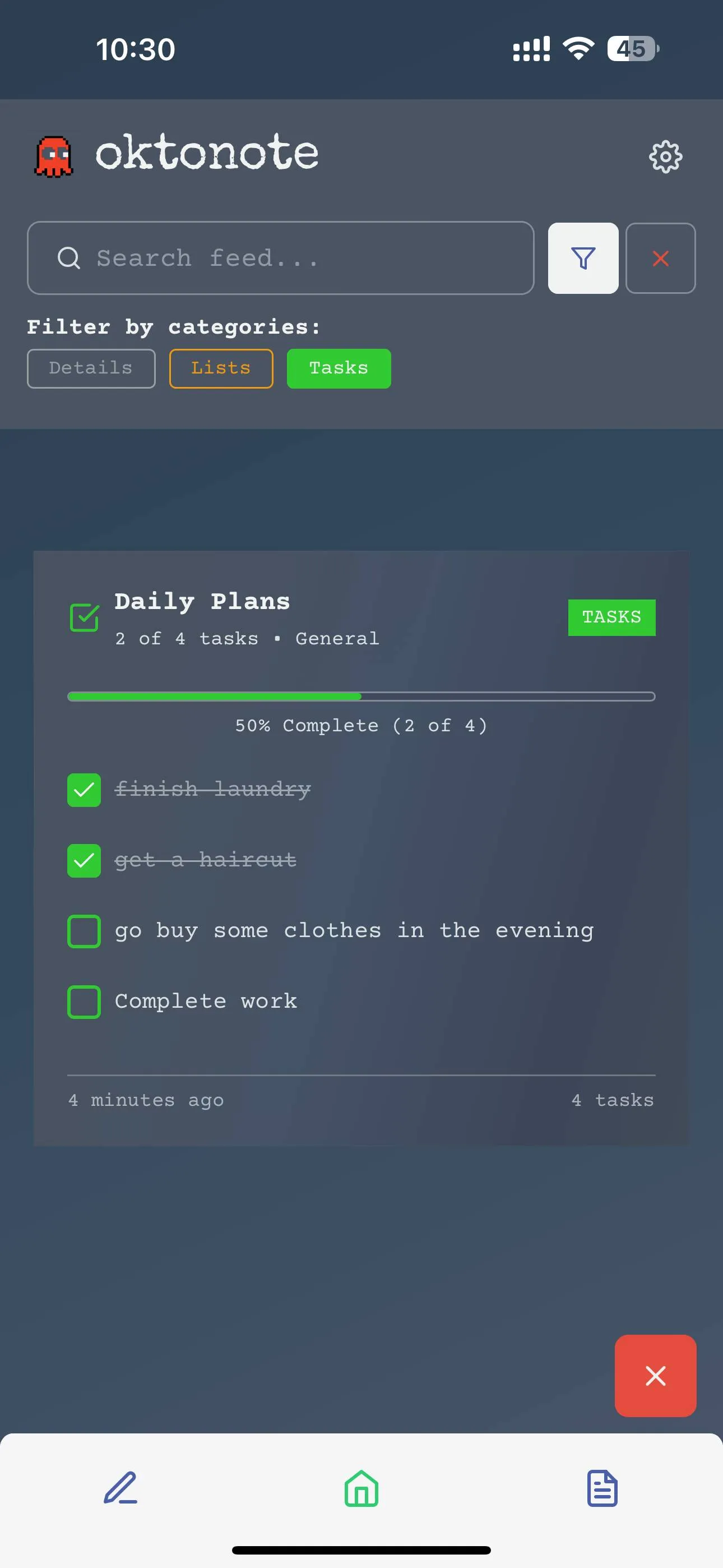 Screenshot — search