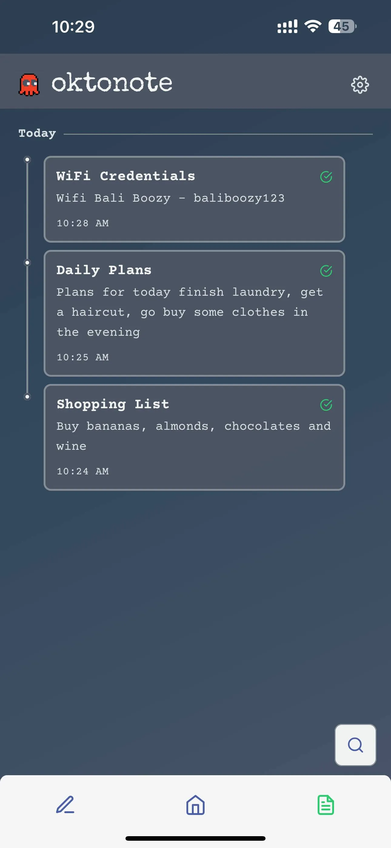 Screenshot — timeline-view